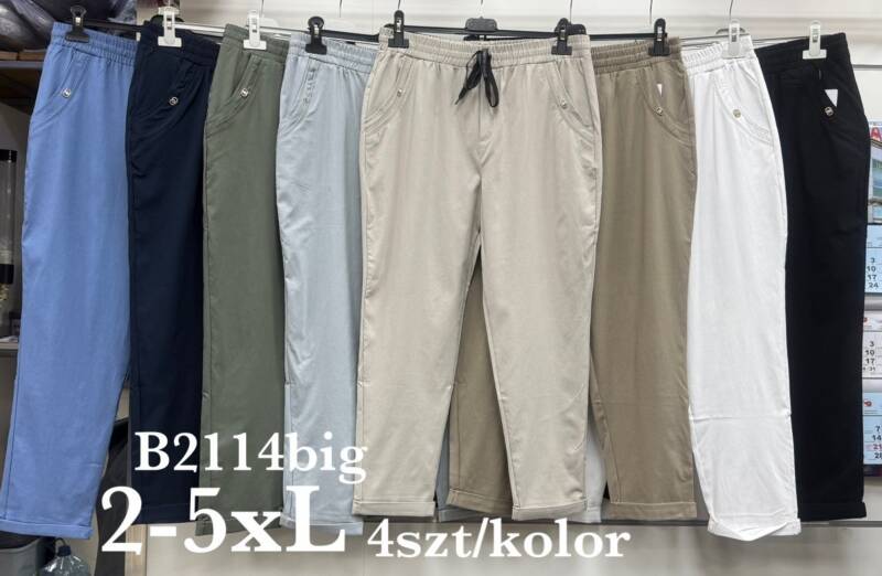 Spodnie damskie Roz 2XL-5XL, Mix Kolor Paczka 4 szt